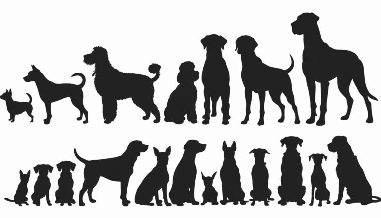 Various Dog Breed Outlines